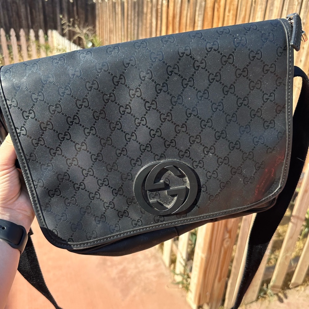 Gucci Flap Messenger Bag